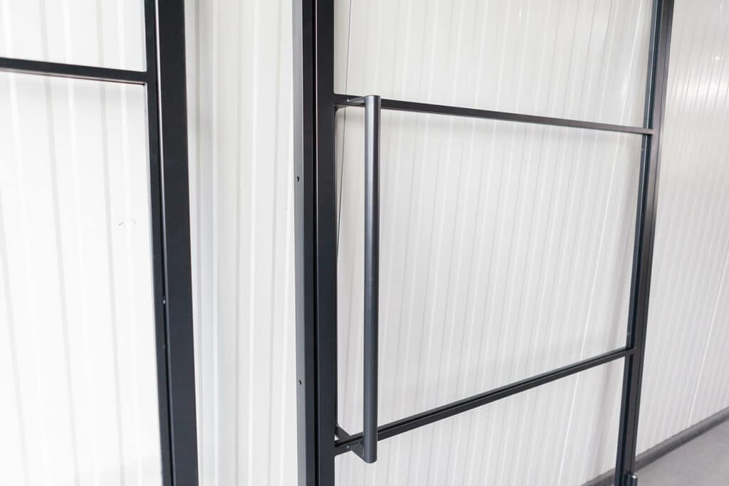 Stahl Meister Stahlmeister Stahl Loft Tuer Designtuer Stahlrahmen Drehtuer Windfang Lofttuer Steel Door Raumtrenner Img 3312