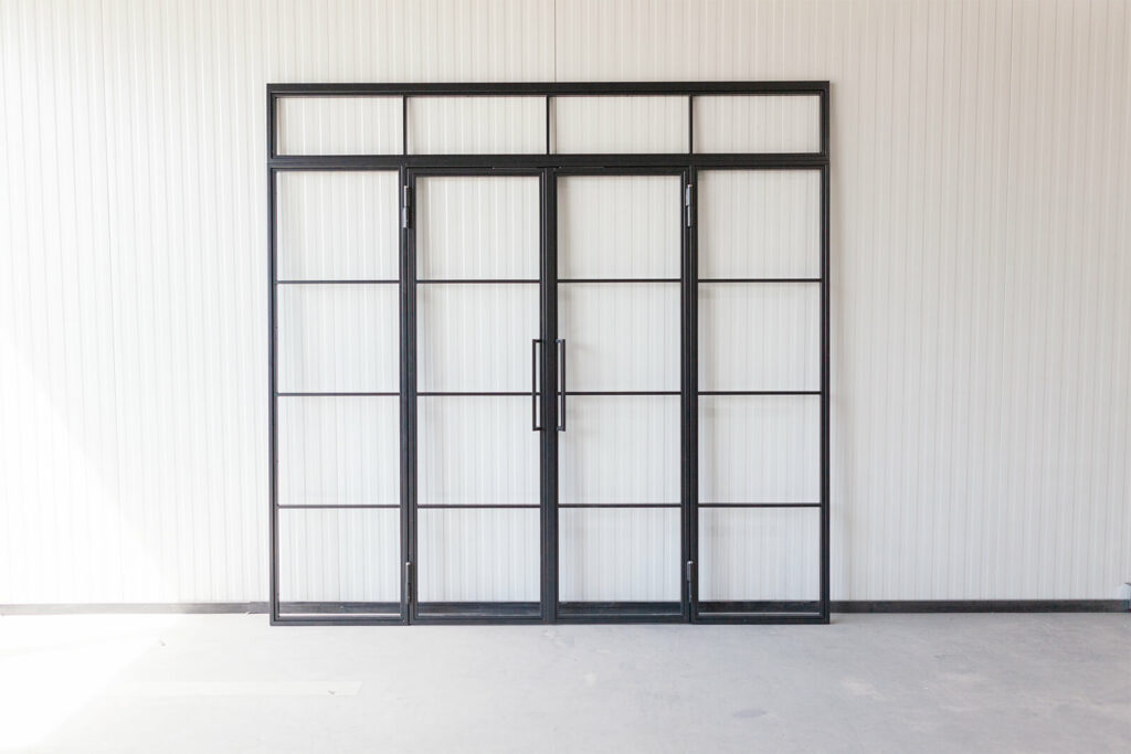Stahl Meister Stahlmeister Stahl Loft Tuer Glastrennwand Doppeltuer Drehtuer Stahlrahmen Loftdoor Steeldoor Metall Glastuer Windfang Designtuer Img 3314