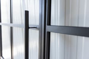 Stahl Meister Stahlmeister Stahl Loft Tuer Schwingtuer Pivot Lofttuer Stahlrahmen Metall Glastuer Windfang Glastrennwand Loftdoor Steeldoor 826a0859