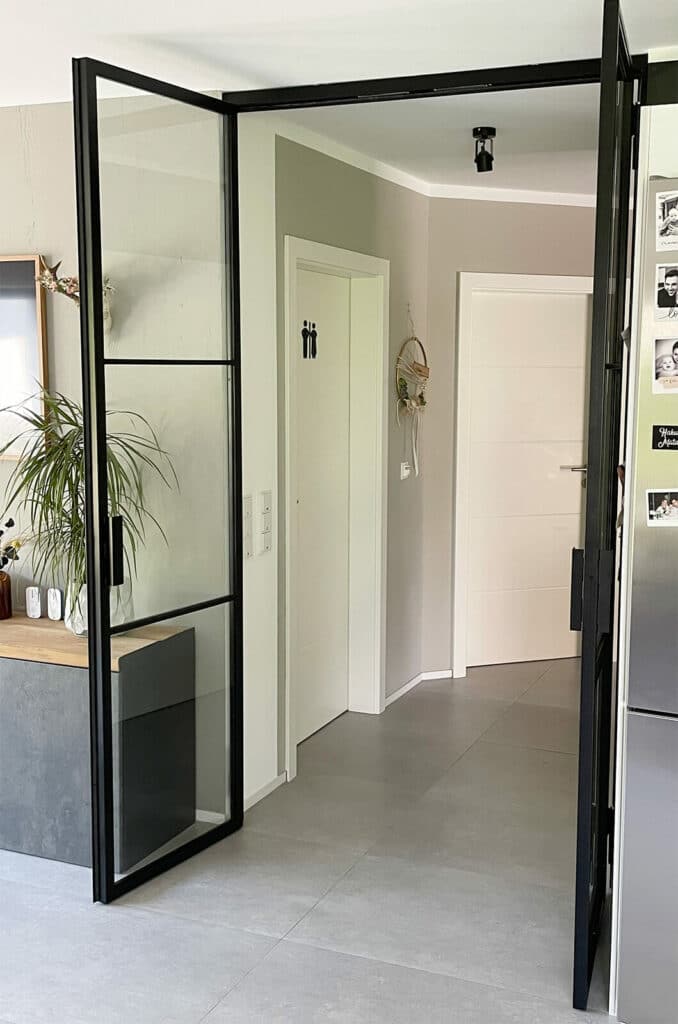 Stahl Meister Winkel Griff Stahl Loft Tuer Doppeltuer Drehtuer Glastuer Stahlrahmen Loftdoor Steeldoor Designdoor Img 1041
