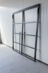 Stahl Meister Stahlmeister Drehtuer Lofttuer Stahl Loft Tuer Doppeltuer Windfang Designtuer Stahlrahmen 826a1003