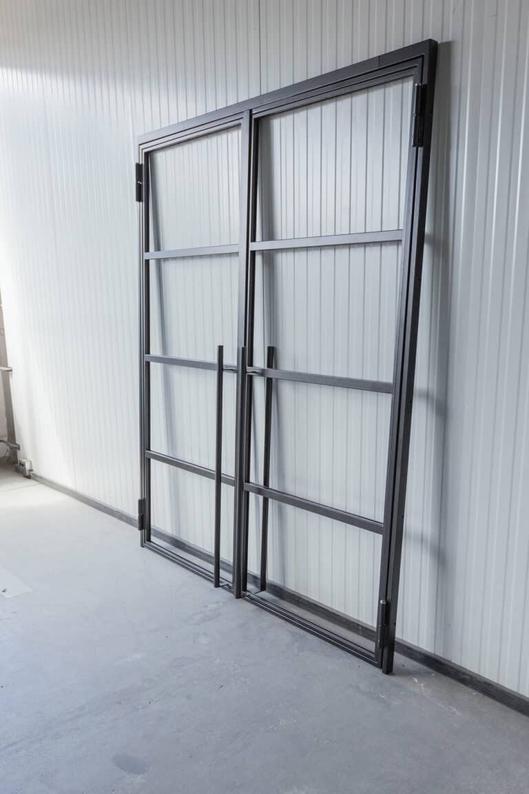 Stahl Meister Stahlmeister Drehtuer Lofttuer Stahl Loft Tuer Doppeltuer Windfang Designtuer Stahlrahmen 826a1003