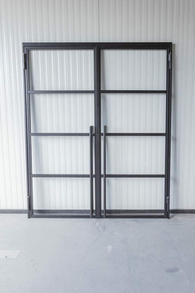 Stahl Meister Stahlmeister Drehtuer Lofttuer Stahl Loft Tuer Doppeltuer Windfang Designtuer Stahlrahmen 826a1004
