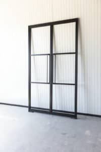 Stahl Meister Stahlmeister Lofttuer Doppeltuer Schwingtuer Pendeltuer Pivot Stahlrahmen Metallrahmen Schwarz Windfang 826a1075
