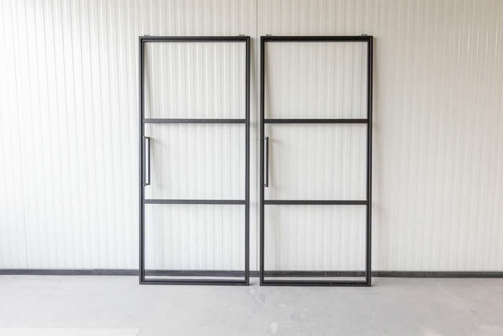 Stahl Meister Stahlmeister Lofttuer Stahl Loft Tuer Schiebetuer Glastuer Stahlrahmen Querstreben Schwarz 826a0957