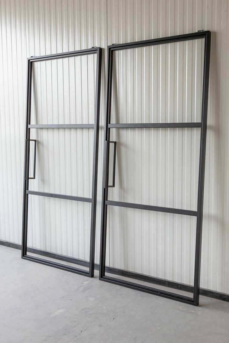 Stahl Meister Stahlmeister Lofttuer Stahl Loft Tuer Schiebetuer Glastuer Stahlrahmen Querstreben Schwarz 826a0958