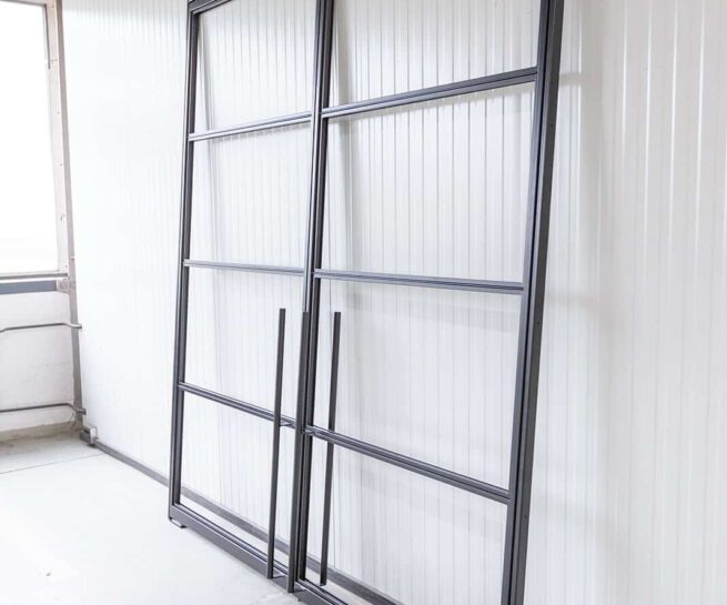Stahl Meister Stahlmeister Pivot Tuer Lofttuer Schwingtuer Doppeltuer Lofttueren Stahl Loft Tuer Windfang Glastuer Stahltuer 826a0990
