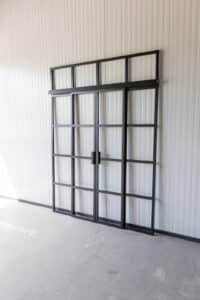 Stahl Meister Stahlmeister Schiebetuer Gastrennwand Lofttuer Stahl Loft Tuer Doppeltuer Windfang Designtuer Stahlrahmen 826a0999
