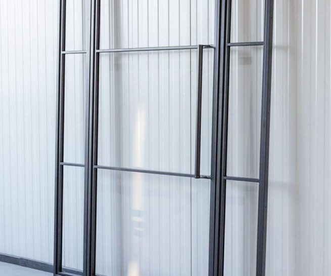 Stahl Meister Stahlmeister Stahl Loft Tuer Glastrennwand Pivot Schwingtuer Designtuer Glastuer Raumtrenner Windfang Lofttuer 826a0968