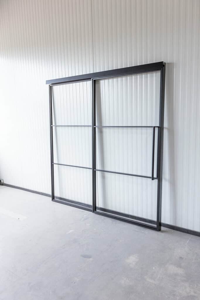 Stahl Meister Stahlmeister Stahl Loft Tuer Glastrennwand Schiebetuer Designtuer Glastuer Raumtrenner Windfang Lofttuer 826a0969