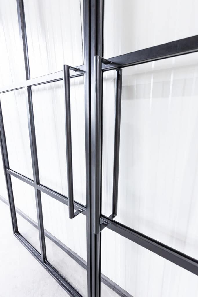 Stahl Meister Stahlmeister Doppeltuer Windfang Stahl Loft Tuer Schiebetuer Lofttuer Stahlrahmen Glastuer Schwarz Loftdesign Loft 826a1131