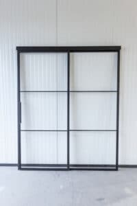Stahl Meister Stahlmeister Schiebetuer Glastrennwand Lofttuer Stahl Loft Tuer Windfang Raumtrenner Sliding Door Bauhaus Stahlrahmen Glas 826a1116