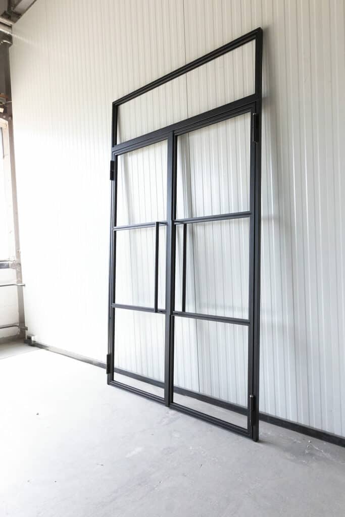 Stahl Meister Stahlmeister Stahl Loft Tuer Doppeltuer Drehtuer Glastrennwand Oberlicht Glastuer Windfang Flur Lofttuer 826a1163