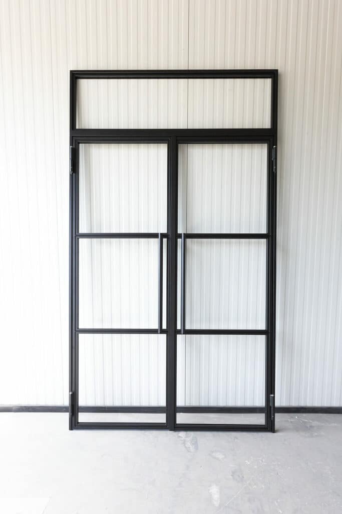 Stahl Meister Stahlmeister Stahl Loft Tuer Doppeltuer Drehtuer Glastrennwand Oberlicht Glastuer Windfang Flur Lofttuer 826a1164