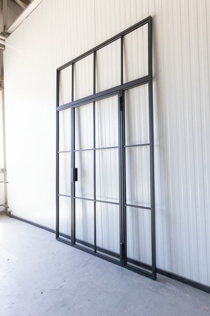 Stahl Meister Stahlmeister Glastrennwand Drehtuer Windfang Lofttuer Stahl Loft Tuer Glastuer Stahlrahmen Metallrahmen 826a1161