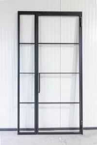 Stahl Meister Lofttuer Loftstahl Windfang Glastrennwand Drehtuer Stahlrahmen Metallrahmen Glastuer Filigran Seitenteil 826a1302