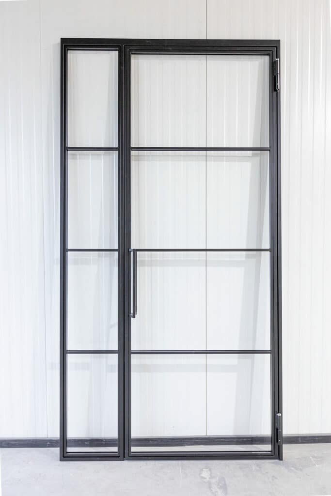 Stahl Meister Lofttuer Loftstahl Windfang Glastrennwand Drehtuer Stahlrahmen Metallrahmen Glastuer Filigran Seitenteil 826a1302