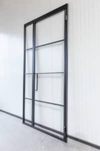 Stahl Meister Lofttuer Loftstahl Windfang Glastrennwand Drehtuer Stahlrahmen Metallrahmen Glastuer Filigran Seitenteil 826a1303