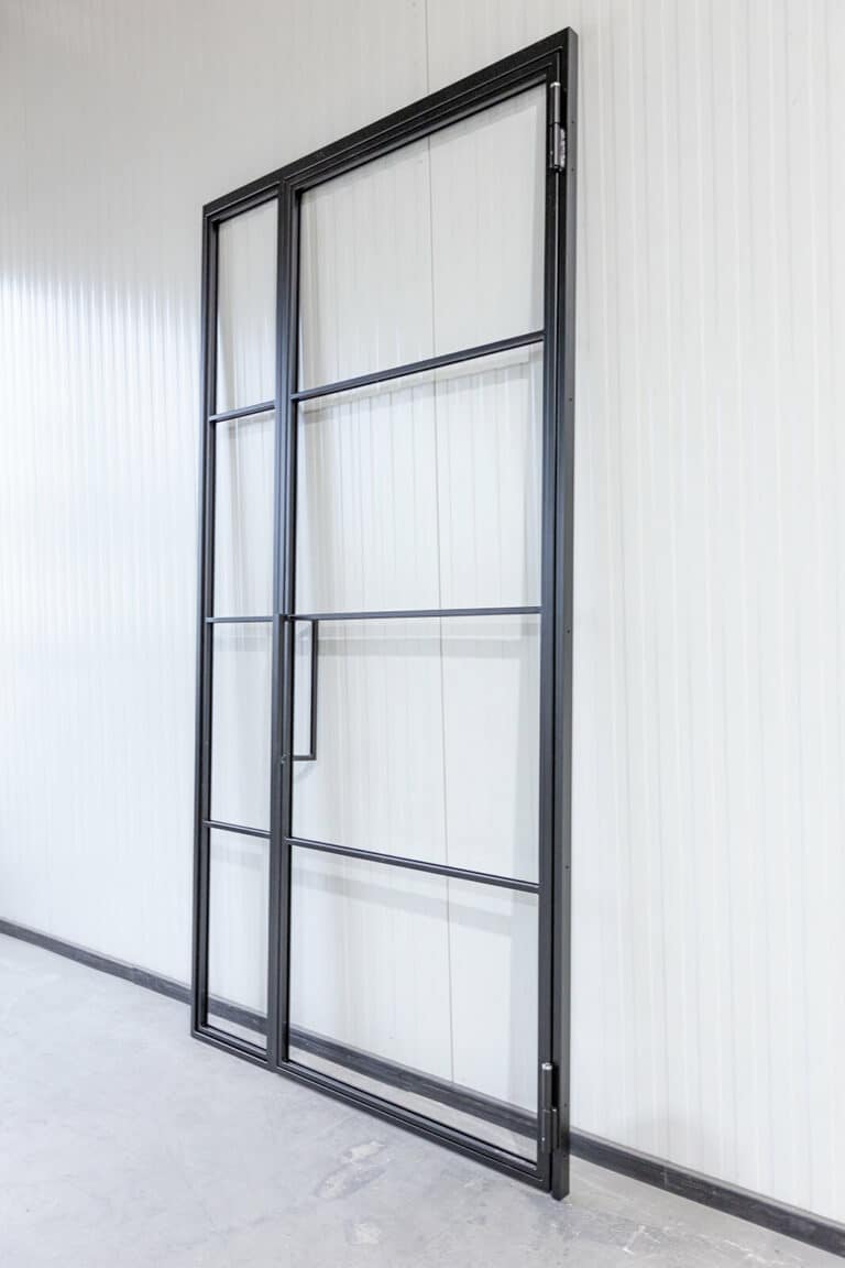 Stahl Meister Lofttuer Loftstahl Windfang Glastrennwand Drehtuer Stahlrahmen Metallrahmen Glastuer Filigran Seitenteil 826a1303
