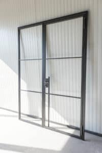 Stahl Meister Lofttuer Stahl Loft Tuer Glastrennwand Seitenteil Drehtuer Eingangstuer Designtuer Windfang 826a1315