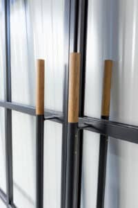 Stahl Meister Stahl Loft Tuer Schiebetuer Doppeltuer Windfang Holzgiff Rundstange Designtuer 826a1309