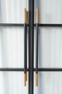 Stahl Meister Stahl Loft Tuer Schiebetuer Doppeltuer Windfang Holzgiff Rundstange Designtuer 826a1310