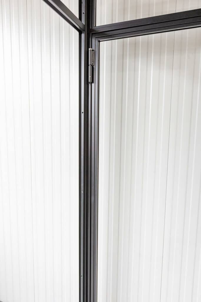 Stahl Meister Stahlmeister Tuer Lofttuer Glastrennwand Drehtuer Eck Dachschraege Windfang Designtuer 826a1300