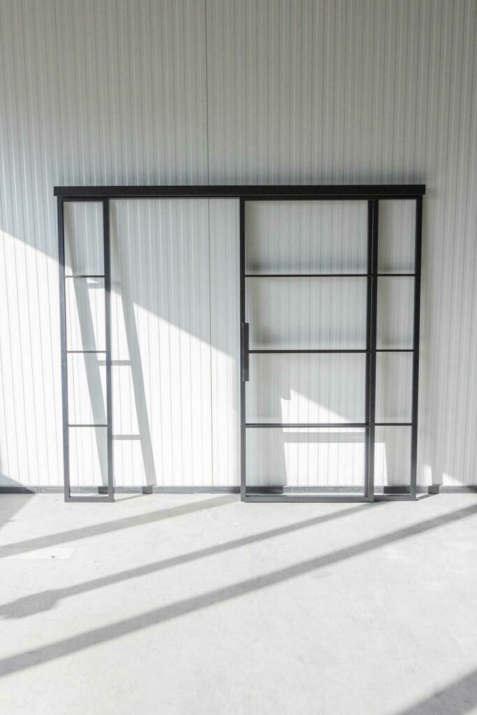 Stahl Meister Stahl Loft Tuer Glastrennwand Schiebetuer Lofttuer Loftdoor Glastuer Windfang Raumtrenner 826a1343
