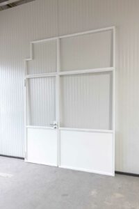 Stahl Meister Stahlmeister Glastrennwand Drehtuer Lofttuer Raumtrenner Loftdoor Stahlrahmen Stahl Loft Tuer Seitenteil Oberlicht Weiss Designtuer Glastuer 826a1362