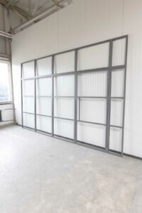 Stahl Meister Stahlmeister Glastrennwand Windfang Raumtrenner Buero Stahl Loft Tuer Drehtuer Office Bueroraum 826a1380