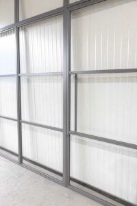 Stahl Meister Stahlmeister Glastrennwand Windfang Raumtrenner Buero Stahl Loft Tuer Drehtuer Office Bueroraum 826a1381