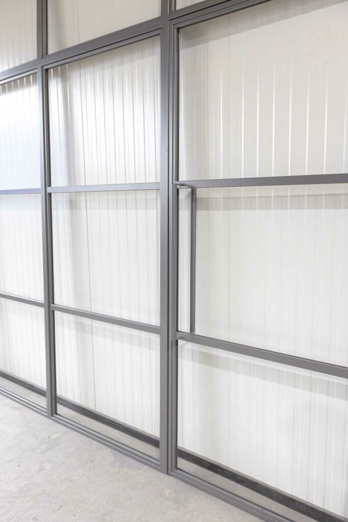 Stahl Meister Stahlmeister Glastrennwand Windfang Raumtrenner Buero Stahl Loft Tuer Drehtuer Office Bueroraum 826a1381
