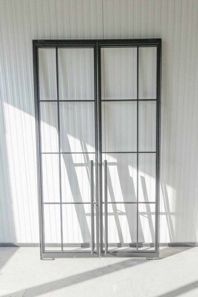 Stahl Meister Stahlmeister Stahl Loft Tuer Doppel Pivot Tuer Schwingtuer Designttuer Stahlrahmen Glastrennwand 826a1351