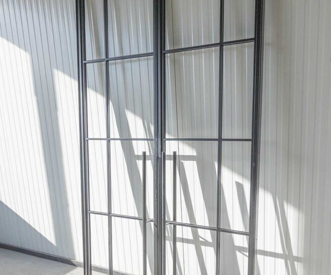 Stahl Meister Stahlmeister Stahl Loft Tuer Doppel Pivot Tuer Schwingtuer Designttuer Stahlrahmen Glastrennwand 826a1352