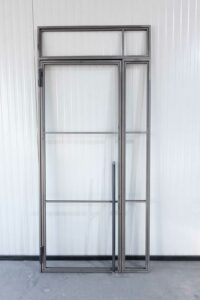 Stahl Meister Stahlmeister Glastrennwand Stahl Loft Tuer Windfang Oberlicht Drehtuer Einzeltuer Glastuer Stahlrahmen Metallrahmen Transparent Pulverbeschichtet 826a1418