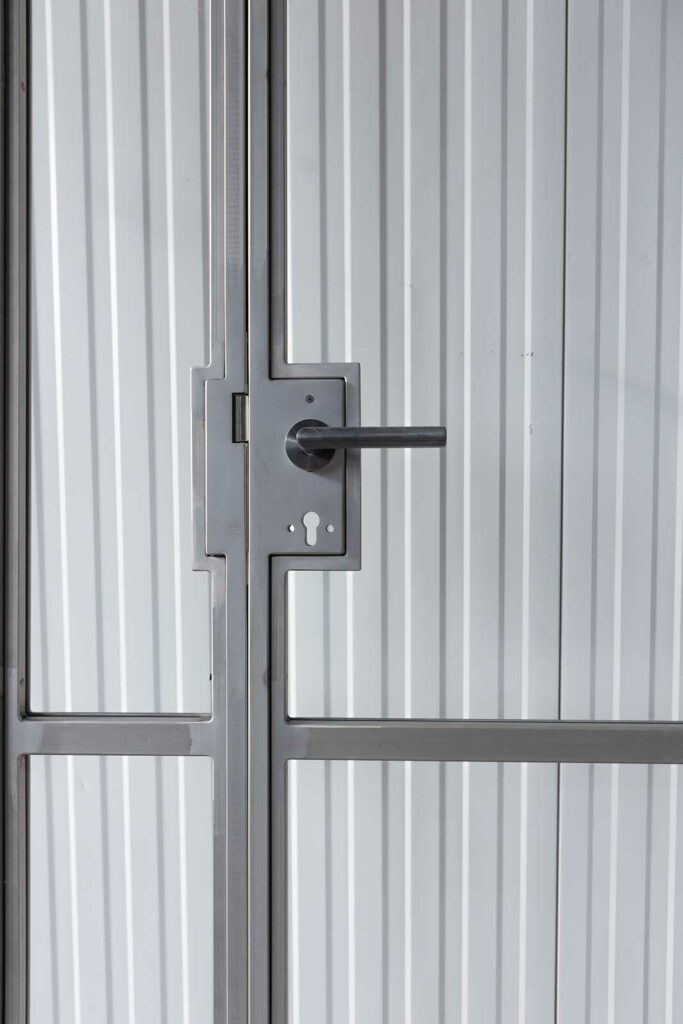 Stahl Meister Stahlmeister Loft Stahl Stahl Loft Tuer Glastrennwand Drehtuer Oberlicht Seitenteil Elektronischer Tueroeffner Transparent Glastuer Windfang Loftdoor 826a1432