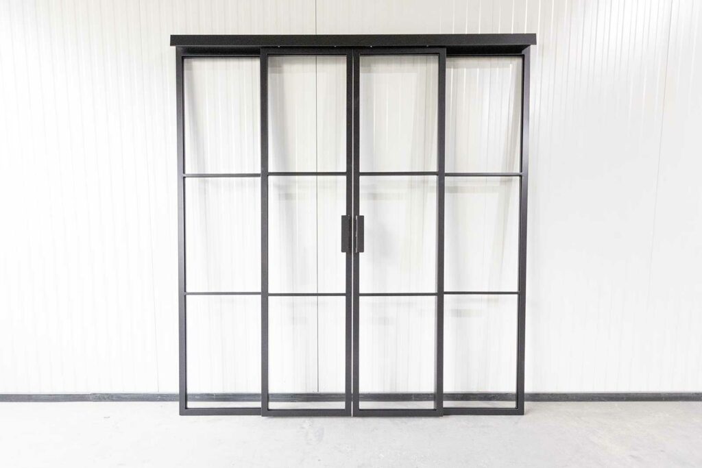 Stahl Meister Stahlmeister Stahl Loft Tuer Schiebetuer Glastrennwand Doppelschiebetuer Stahl Glas Oberlicht Seitenteil 826a1397