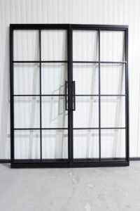 Stahl Meisterstahl Loft Doppeltuer Pivot Ohne Zarge Glastuer Windfang 826a1659