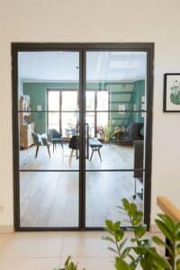 Stahl Meister Doppeltuer Stahl Loft Tuer Drehtuer Windfang Designtuer Stahlrahmen 826a1595