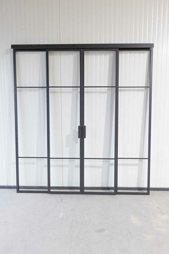 Stahl Meister Glastrennwand Stahl Loft Tuer Schiebetuer Doppelschiebetuer Lofttuer Windfang Glastuer Stahlrahmen 826a1630