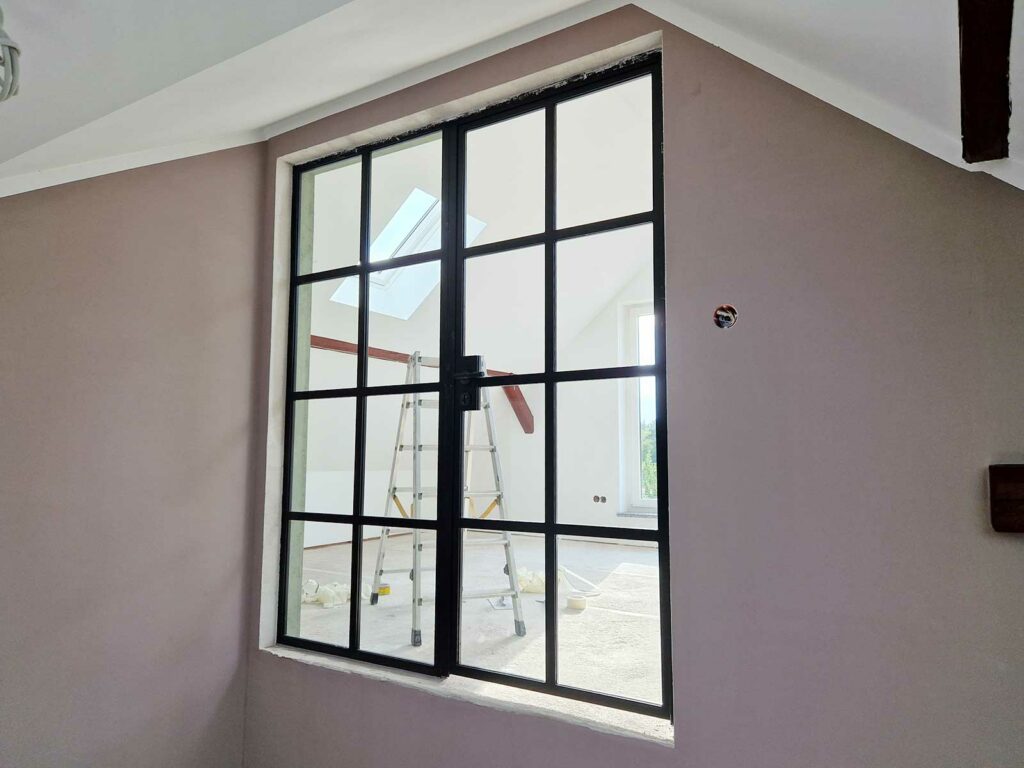 Stahl Meister Loftuer Drehtuer Stahl Loft Tuer Glastrennwand Glastuer Schwarz Lofttueren 184710