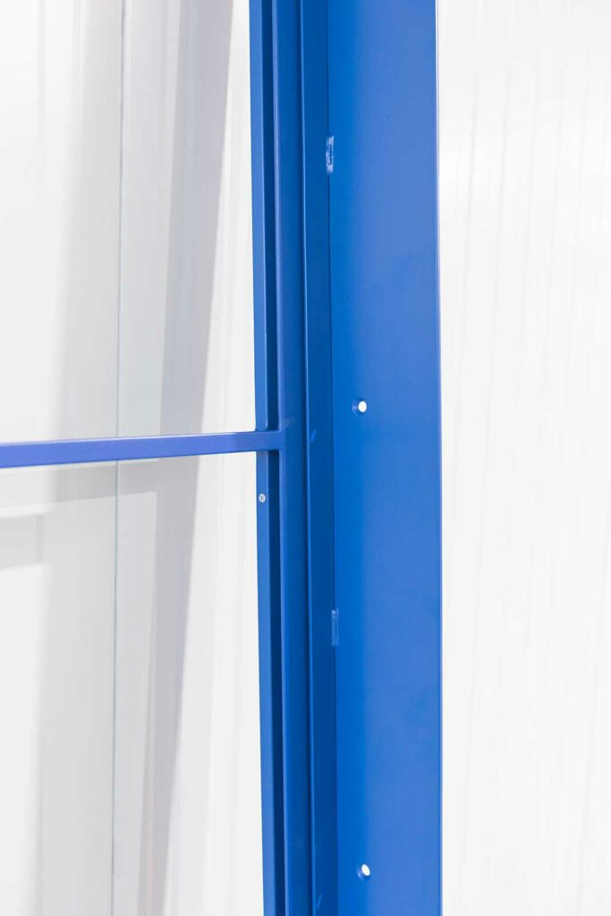 Stahl Meister Stahl Loft Tuer Doppeltuer Mauerwerkslaschen Flachstah Drehtuer Abschliessbar Glastuer Windfang 826a1651
