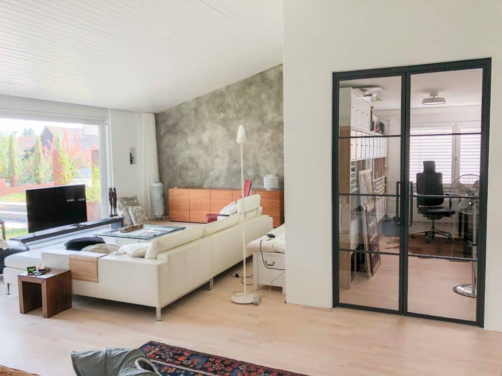 Stahl Meister Stahl Loft Tuer Doppeltuer Drehtuer Glastuer Stahlrahmen Loftdoor Steeldoor Designdoor Img 5617