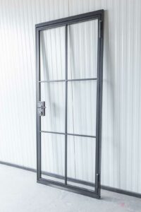Stahl Meister Stahl Loft Tuer Drehtuer Einzeltuer Schlosskasten Abschliessbar Glastuer 826a1718
