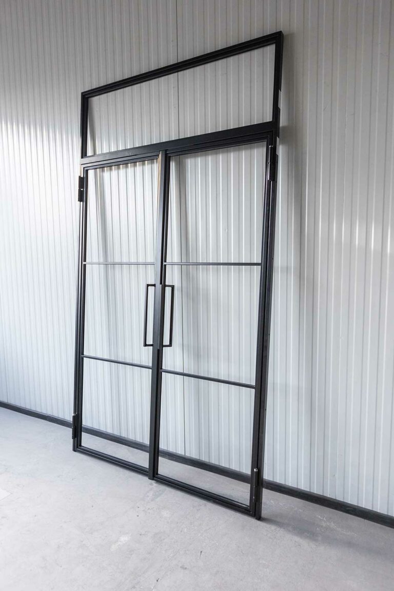 Stahl Meister Stahl Loft Tuer Glastrennwand Doppeltuer Drehtuer Oberlicht Glastuer Windfang 826a1616