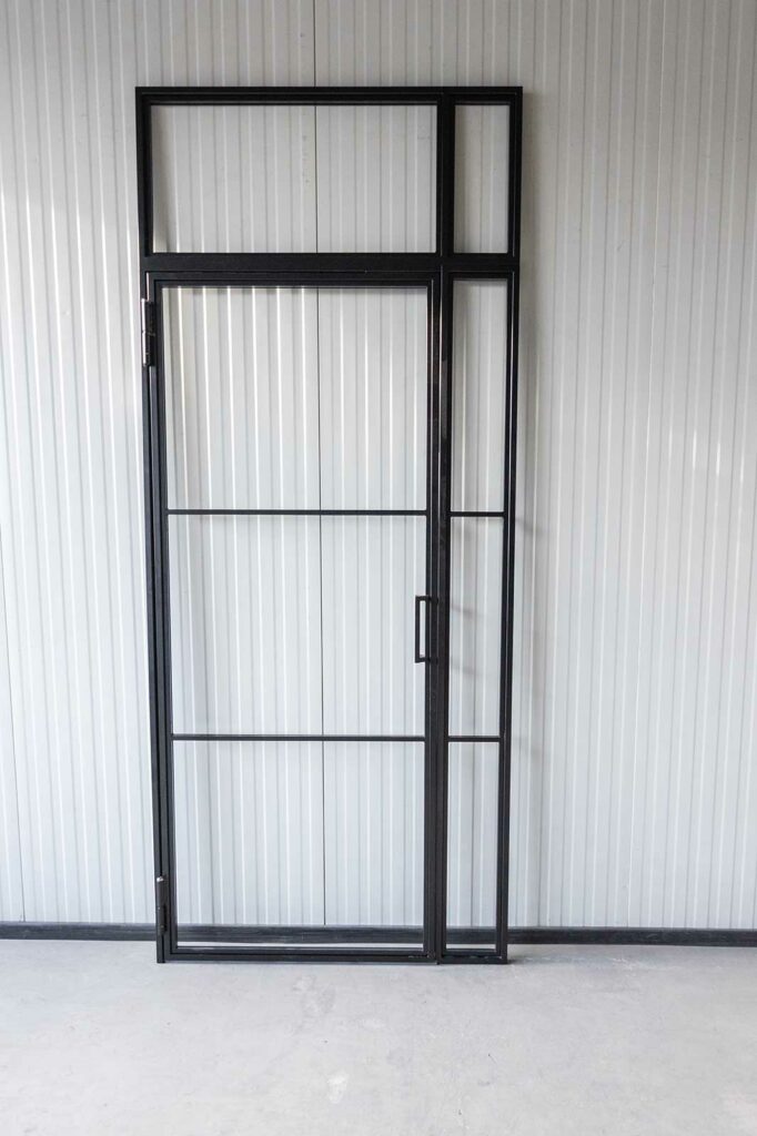 Stahl Meister Stahl Loft Tuer Glastrennwand Drehtuer Oberlicht Seitenteil Glastuer Windfang 826a1618