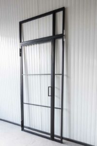 Stahl Meister Stahl Loft Tuer Glastrennwand Drehtuer Oberlicht Seitenteil Glastuer Windfang 826a1619