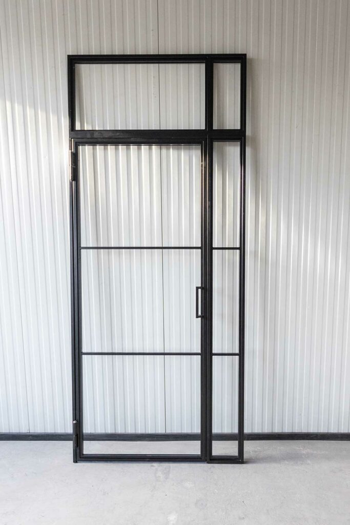 Stahl Meister Stahl Loft Tuer Glastrennwand Drehtuer Oberlicht Seitenteil Glastuer Windfang 826a1621