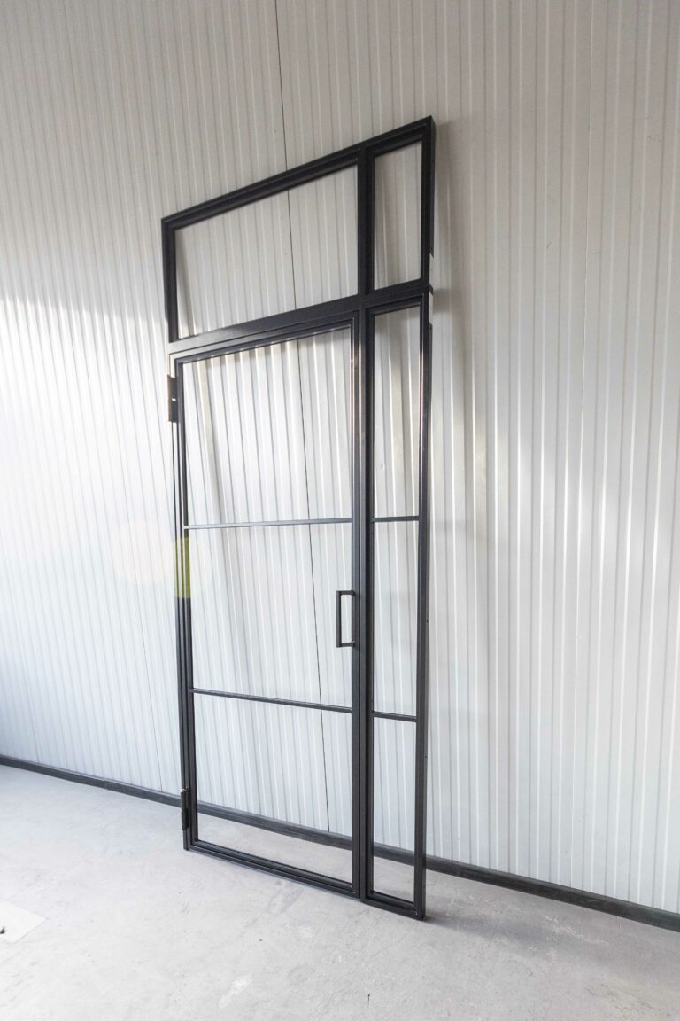 Stahl Meister Stahl Loft Tuer Glastrennwand Drehtuer Oberlicht Seitenteil Glastuer Windfang 826a1622