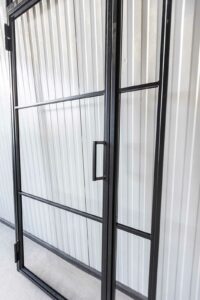 Stahl Meister Stahl Loft Tuer Glastrennwand Drehtuer Oberlicht Seitenteil Glastuer Windfang 826a1623